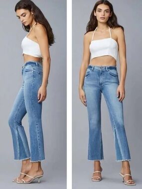 DL1961 Bridget Boot Jeans with Raw Hem